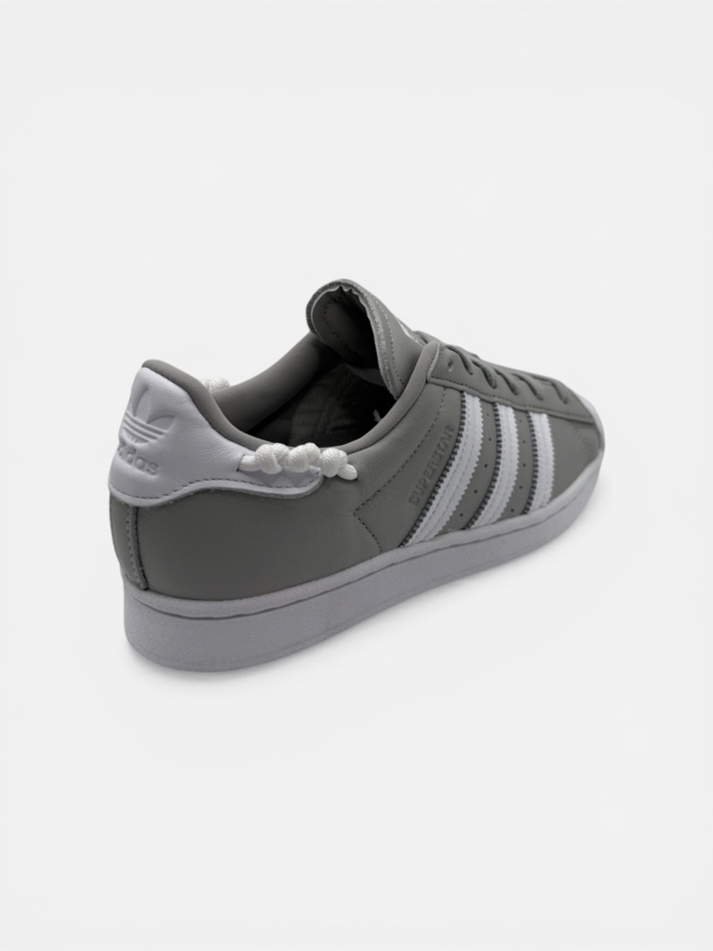 Adidas Superstar Women’s Sneakers - knotted rope grey/white - Picture 6 of 8